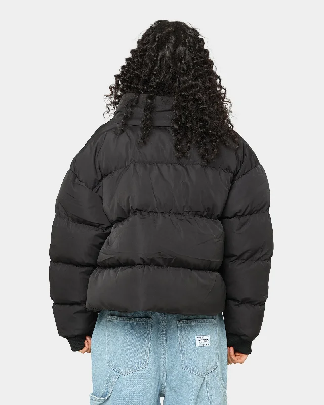 Stussy Women's Graffiti Puffa Jacket Black