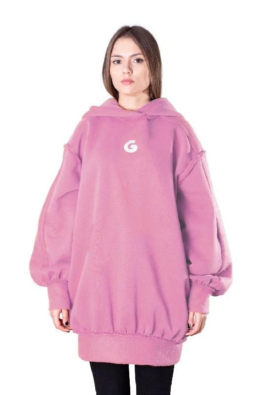 TheG Fresh Oversize Hoody Woman // old pink