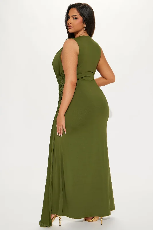 Bahama Beach Maxi Dress - Olive