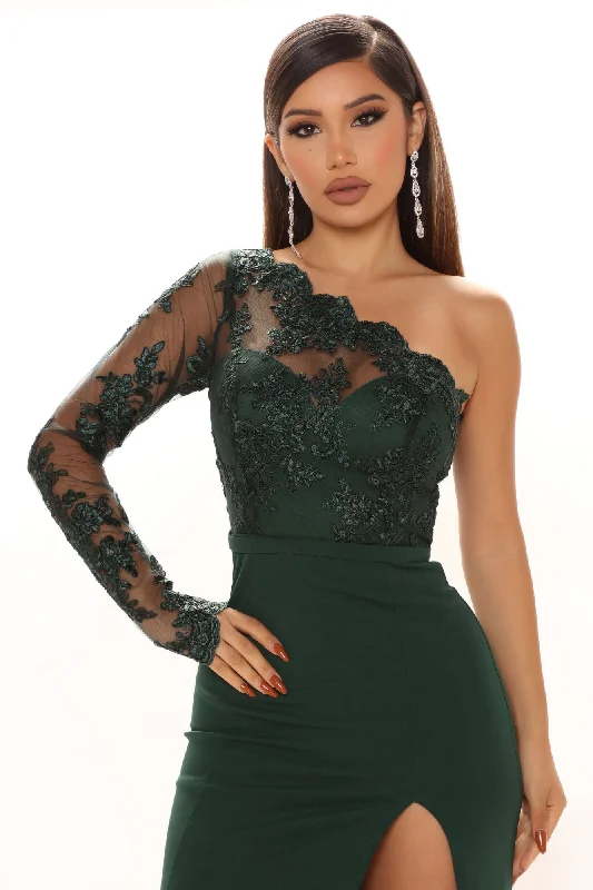 Bonita Lace Maxi Dress - Emerald