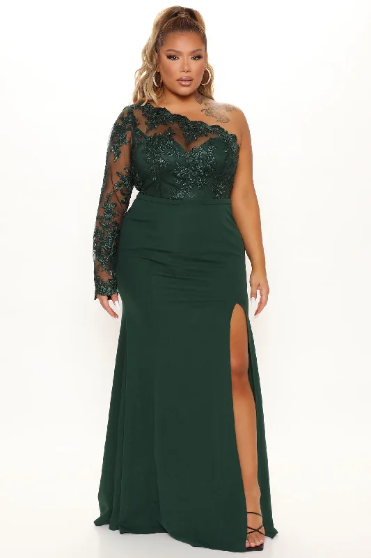 Bonita Lace Maxi Dress - Emerald