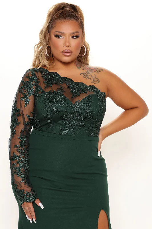 Bonita Lace Maxi Dress - Emerald