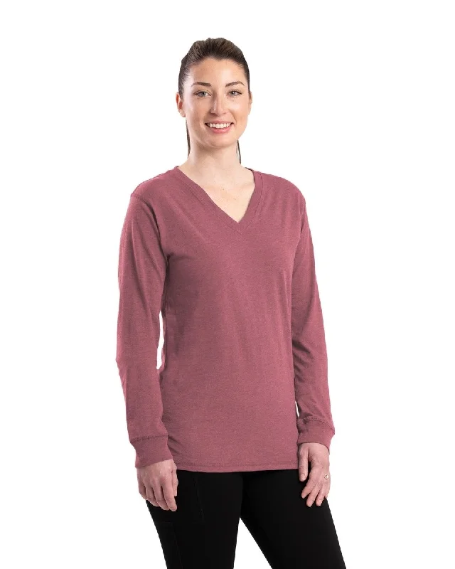 Women's Performance V-Neck Long Sleeve T-Shirt