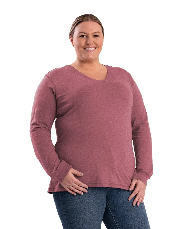 Women's Performance V-Neck Long Sleeve T-Shirt