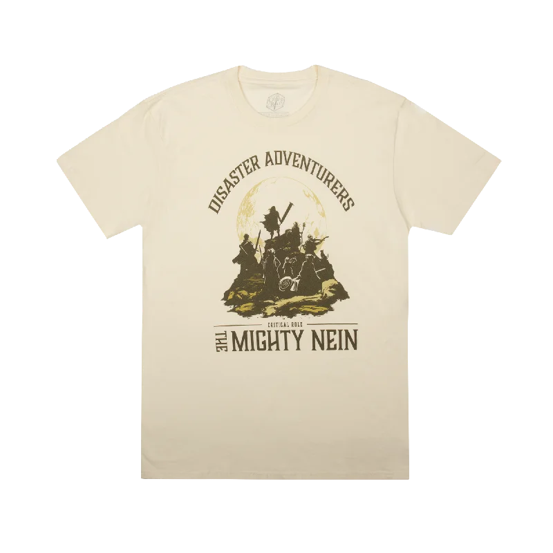 Mighty Nein Disaster Adventurers Natural Tee