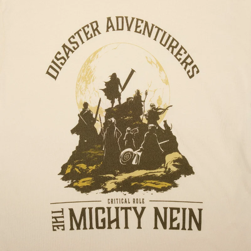 Mighty Nein Disaster Adventurers Natural Tee