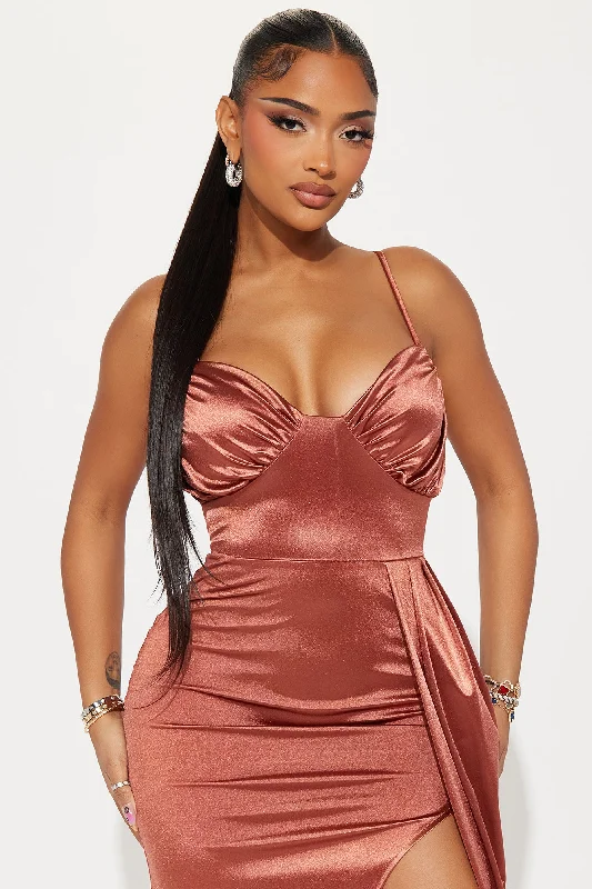 Evening Events Gown - Marsala