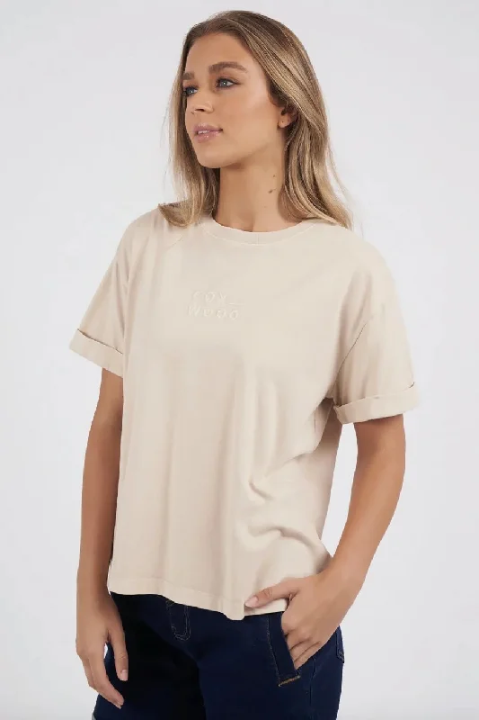 FOXWOOD HUNTLEIGH OVERSIZED TEE OAT