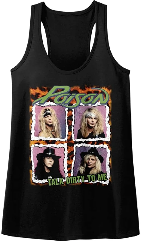 Poison Talk Dirty to Me Racerback Tank Top