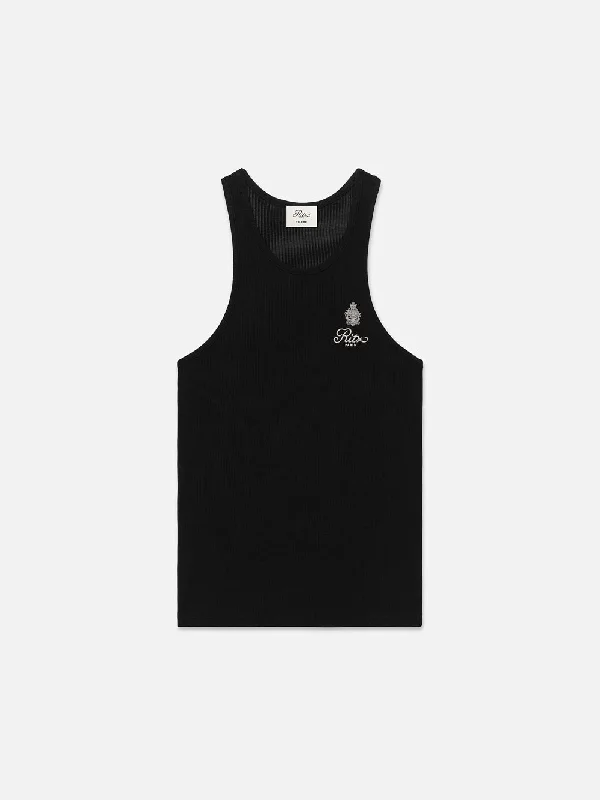 Ritz Women's Rib Tank -- Black