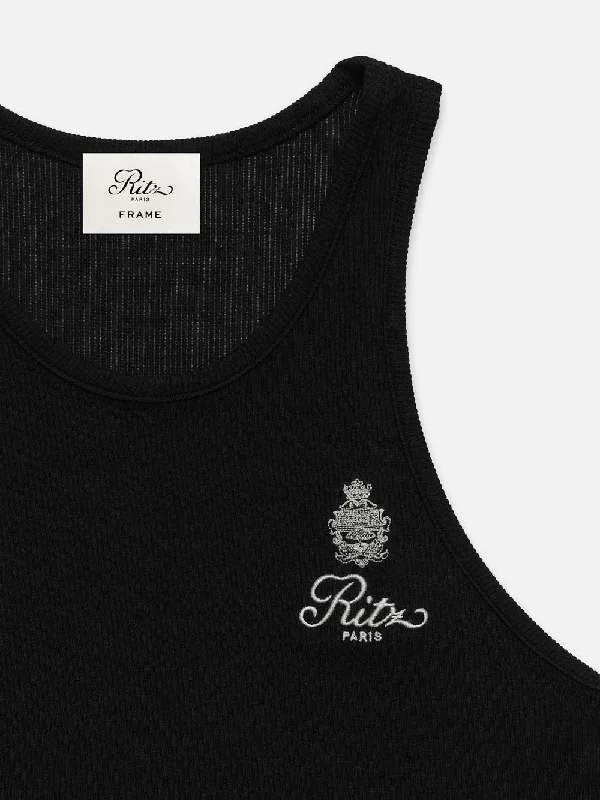 Ritz Women's Rib Tank -- Black