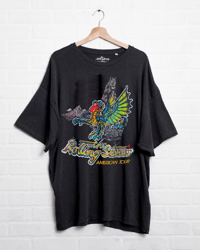 Livy Lu Rolling Stones American Dragon Tour Black One Size Tee