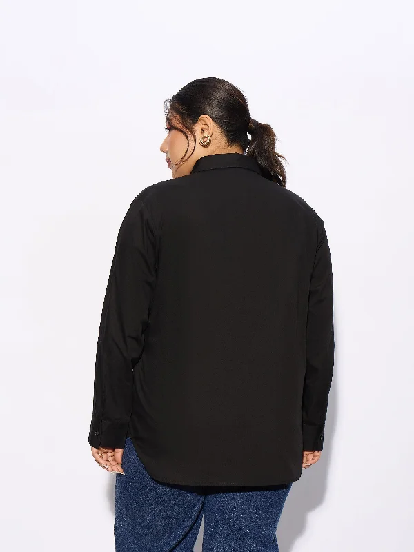 6XL / Black / Poplin