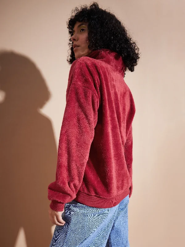 XL / Maroon / Fleece