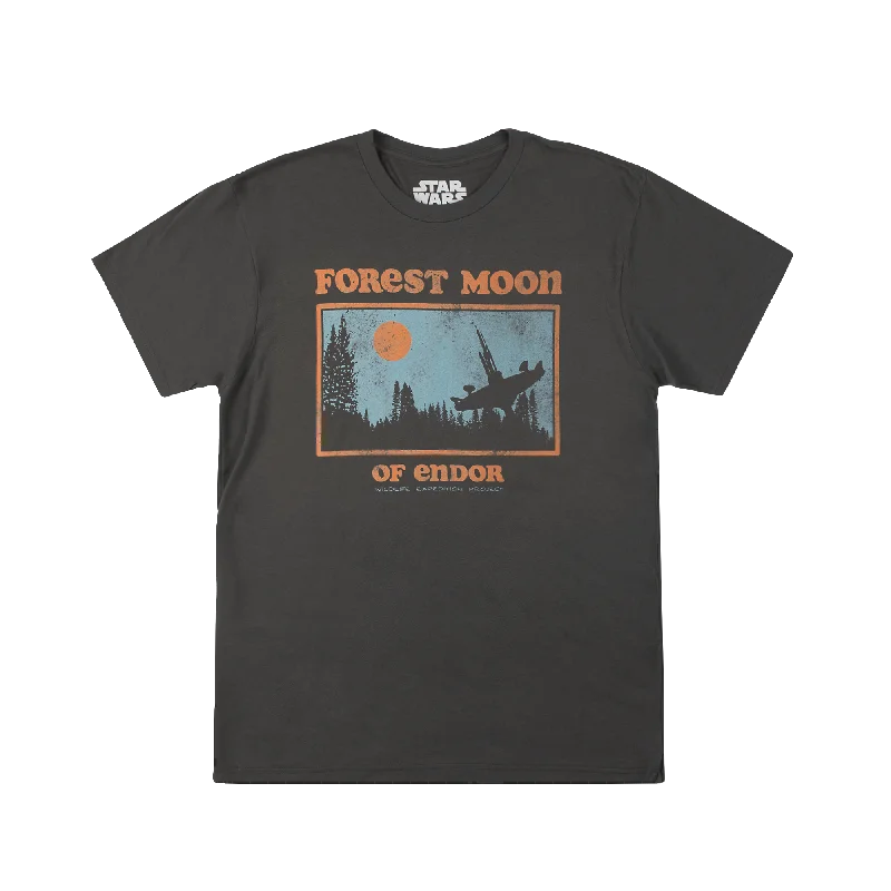 Endor Forest Moon Expedition Charcoal Tee